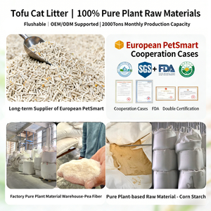 Ligne <span class=keywords><strong>de</strong></span> production <span class=keywords><strong>de</strong></span> granulés <span class=keywords><strong>de</strong></span> litière pour chat en tofu, écologiques, parfum lavande, 2 mm, faible teneur en poussière, agglomération rapide, jetables dans les toilettes, 5 kg en vrac, vente chaude - Product Image 2