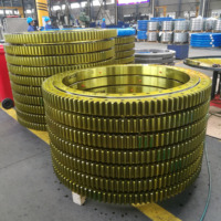 Roulement de rotation sur mesure de grande taille pour plateau tournant, fabrication chinoise, fourniture OEM