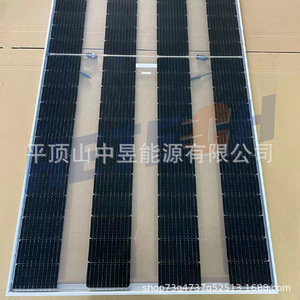 Panneau solaire monocristallin bifacial 380W haute transparence pour applications BIPV - Product Image 1