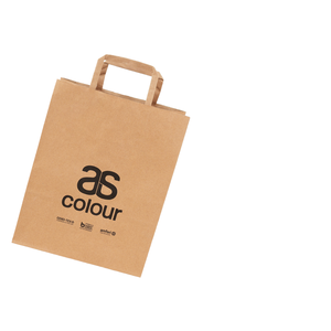 Bolsas de Papel Kraft Biodegradables Impresas Personalizadas para Llevar Comida, para Restaurantes, Entrega de Alimentos, Supermercados, con su Propio Logotipo - Product Image 4