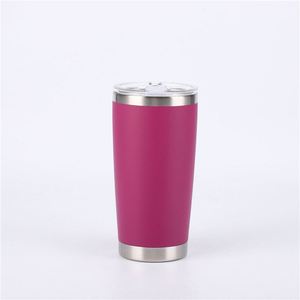 Purple <b>Cup</b> Mug 20Oz Stainless Steel Insulated Double Wall Vacuum Powder Coated Matte Leak Proof <b>Cup</b> <b>Cup</b> Mug ASM25 - Product Image 1