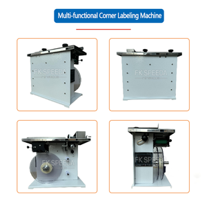 FK-Manual Petit Volume Carton <span class=keywords><strong>Coin</strong></span> Rectangulaire Angle droit étiqueteuse Semi Automatique Autocollant 90 degrés <span class=keywords><strong>coin</strong></span> étiquetage - Product Image 2
