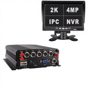 Sistema di Telecamere Impermeabili JOINLGO H.264/H.265 4G LTE GPS WiFi <span class=keywords><strong>NVR</strong></span> 2K 4MP IP per Gestione Flotte di Autobus/Camion, Controllo Remoto in Tempo Reale tramite PC/APP - Product Image 1