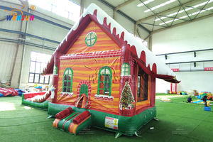 Tobogán inflable <span class=keywords><strong>de</strong></span> Castillo <span class=keywords><strong>de</strong></span> Navidad, trampolín inflable, Castillo <span class=keywords><strong>de</strong></span> rebote, tema <span class=keywords><strong>de</strong></span> Navidad, <span class=keywords><strong>alquiler</strong></span>, venta 2025, hogar comercial, Pvc - Product Image 5