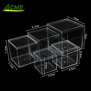 Hộp Vuông Trong Suốt Hộp Nhựa Cứng Ps Hộp Kẹo Đóng Gói Thực Phẩm Hộp Quà <span class=keywords><strong>Acrylic</strong></span> - Product Image 6