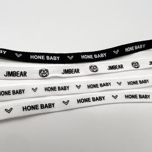 Cinta de cincha deportiva de 1cm impresa personalizada de fábrica, <span class=keywords><strong>camiseta</strong></span> de poliéster personalizada, correa de borde de cuello trasero, cincha de <span class=keywords><strong>escote</strong></span> - Product Image 3