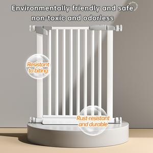 Bohrfreies, einziehbares Hundegitter – Hochwertiges Haustier-Sicherheits-Treppengitter aus Metall und ABS - Product Image 5
