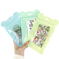Sacs d'emballage pour bijoux colorés en stock, sacs à bijoux, petits sacs d'emballage en plastique scellés pour accessoires