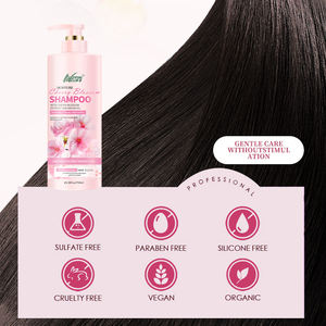 <span class=keywords><strong>แชมพู</strong></span>สมุนไพรซากุระสูตรธรรมชาติแบบขายส่ง กลิ่นหอมติดทนนาน ควบคุมความมัน ลดรังแค บำรุงผมแห้งเสียให้นุ่มสลวย - Product Image 4