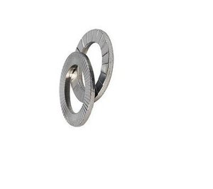 Đôi tự khóa Khóa máy giặt thép và nhôm kẽm mạ với đồng bằng kết thúc DIN tiêu chuẩn ngoại quan phong cách - Product Image 3