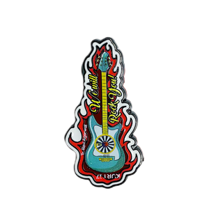 Muzikale Gitaar Legering Creatieve Broche Klein Geschenk Muziekles Emaille <span class=keywords><strong>Pin</strong></span> Voor Club - Product Image 1