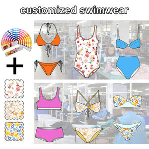 Bikini Bandeau Azul Vibrante LIQIAO: Estilo Atrevido y Chic para Días Soleados - Product Image 3