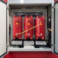 SCB14 Bakır Sargılı Kuru Tip Güç Trafosu, 6kV 6.3kV 10kV 400V Katmanlı Bobinli, Grade2 Enerji Tasarruflu Trafo Merkezi