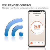 Termostato de Calefacción Inalámbrico Inteligente Tuya al por Mayor con Modo de Cable Piloto (Fil Pilote)