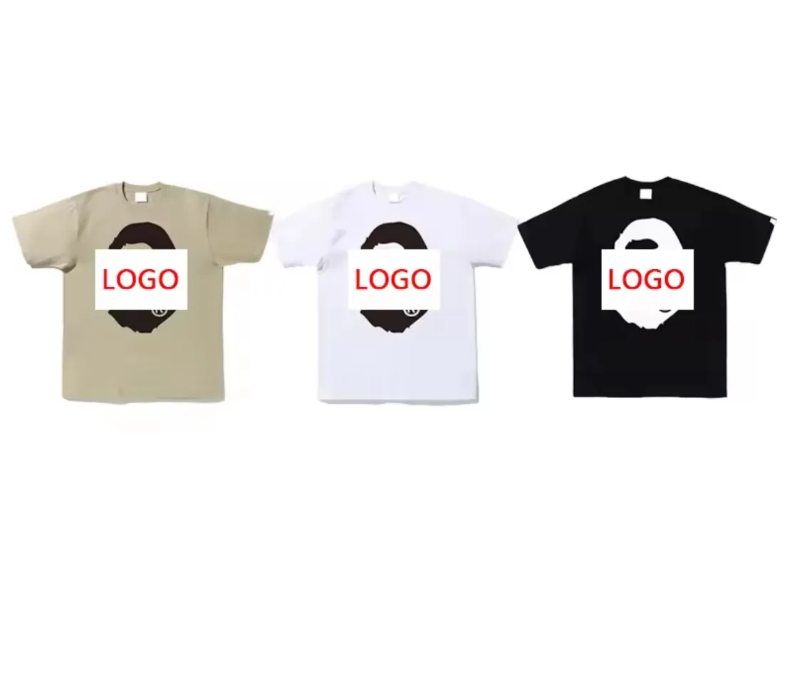 OEM Top Qualität neuer Stil Marke Mode T-Shirt für Herren lässig Sport Bapees T-Shirt Digitaldruck T-Shirt