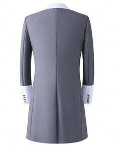 Costume <span class=keywords><strong>de</strong></span> <span class=keywords><strong>queue</strong></span>-<span class=keywords><strong>de</strong></span>-<span class=keywords><strong>pie</strong></span> pour <span class=keywords><strong>homme</strong></span>, 2 pièces, coupe ajustée, croisé, pour bals <span class=keywords><strong>de</strong></span> promo, concerts et mariages - Product Image 4