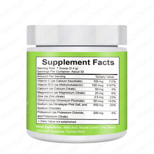 Polvo Electrolítico de Limón <span class=keywords><strong>y</strong></span> Lima al por Mayor OEM, Sin Azúcar, Hidratación Rápida, Suplemento Deportivo, <span class=keywords><strong>Magnesio</strong></span>, B12, <span class=keywords><strong>para</strong></span> Niños <span class=keywords><strong>y</strong></span> Adultos - Product Image 4