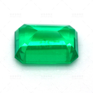 Emerald Cut Green Gemstone 5x7mm 0.925ct For Rings Engagement Classic Style - Product Image 4