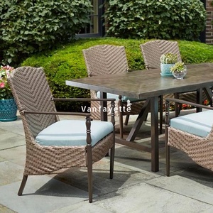 de <span class=keywords><strong>mesa</strong></span> y sillas de jardín chino muebles de mimbre de <span class=keywords><strong>mesa</strong></span> al aire libre de aluminio fundido de Patio de mimbre <span class=keywords><strong>juego</strong></span> de <span class=keywords><strong>mesa</strong></span> - Product Image 3