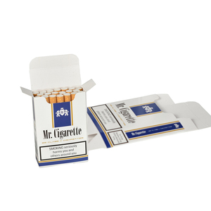 Caja de embalaje de papel para cigarrillos Cajas de paquetes de cartón desechables para cigarrillos Caja de embalaje con precio barato - Product Image 1
