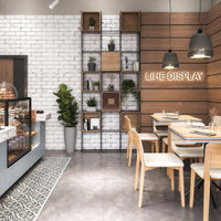 Meubles de présentation de haute qualité pour boutique de desserts, comptoir de bar à café en bois pour la décoration intérieure d'une boulangerie