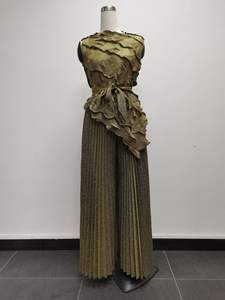 ชุดเสื้อผ้าแนวสตรีทเซ็กซี่แฟชั่น GX9029เซ็ต2ชิ้นเสื้อบูติกแขนกุดแบบไม่สม่ำเสมอสำหรับฤดูใบไม้ผลิ2025ฤดูใบไม้ผลิ - Product Image 5