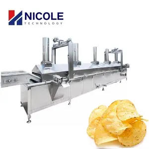 Industrial Multifunctional Continuous Electric Potato Chips Fryer Machine With Best Price