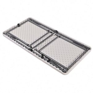 Moderno Portátil Quadrado Mesa De Piquenique para Jantar Ao Ar Livre para Hotéis Jardim Pátio Casamentos Eventos Plástico Durável Banquete Dobrável