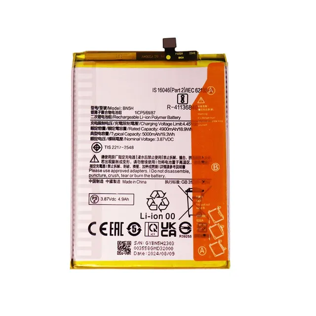 High Quality Original Cell BN5H Battery FOR Xiaomi Redmi Note11E / POCO M4 5G/Pocophone M5 xiao mi