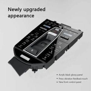 สำหรับ Porsche Panamera 2010-2016 อุปกรณ์ตกแต่งรถยนต์ ชุดตกแต่งภายในคอนโซลกลางแบบดิจิทัล แผงเปลี่ยนเกียร์ - Product Image 1