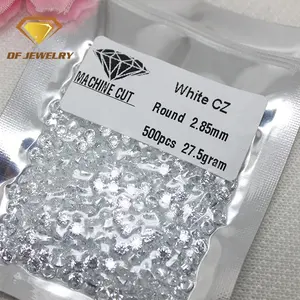 2.85mm In Stock AAAAA Machine Cut Thick gürtel Heavy CZ für Silver Jewelry