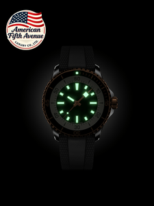Reloj mecánico de lujo exclusivo para hombre 7A, estilo superocean, con manecillas cuadradas, esfera grande con escala luminosa y borde dorado, estilo Breitling - Product Image 6