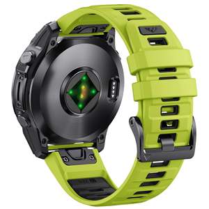 Correa de Repuesto de Silicona de Dos Tonos de 20, 22 y 26 mm de Ajuste Rápido para Relojes <span class=keywords><strong>Garmin</strong></span> <span class=keywords><strong>Fenix</strong></span> 8, 7, 6, 6x, 6s, 6pro, <span class=keywords><strong>5</strong></span> - Product Image 6
