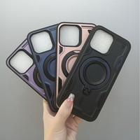 Nouvelle coque de téléphone pour iPhone 16Pro 15 14 13 12 11, support magnétique rotatif à 360 degrés, charge sans fil