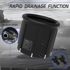 Baignoires de glace Vanace grande capacité avec refroidisseur et filtre pour une récupération corporelle complète - Product Image 3