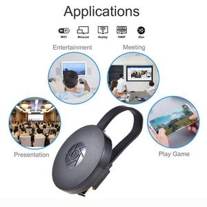 Clé <span class=keywords><strong>TV</strong></span> sans fil Android MiraScreen Anycast Miracast DLNA Airplay WiFi, récepteur d'affichage, dongle 1080p HD, double cœur Rockchip - Product Image 4