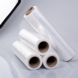 Film étirable LLDPE Wande LSCRM pour l'agriculture et l'emballage alimentaire, résistant à l'humidité, transparent, souple, pour le moulage, en rouleau de carton - Product Image 1