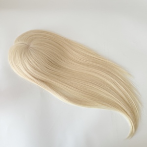 Pelucas de Cabello Natural para Mujer, Mono 5.5*6.5, para Cabello Fino, Color Natural, 130% de Densidad # 1001 - Product Image 2