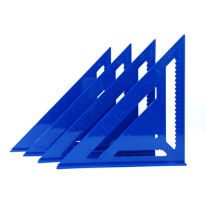 Dewen đa chức năng đen nhôm góc thiết lập tam giác vuông cai trị với Metric quy mô nhựa tam giác Cai Trị - Product Image 4