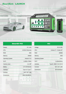 Programador de Llaves para Vehículos Eléctricos Smartsafe P03 Toyto, Detector Integrado, Herramienta de Prueba Completa para Autos, Pantalla LCD, USB - Product Image 4