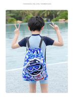 Nouveau sac à dos de natation pour enfants, séparation humide et sec, sport, sac de rangement de plage étanche, dessin animé, garçons et filles
