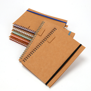Modisches Umweltfreundliches Kraft-Spiralnotizbuch für Tagesplanung und Dokumentenorganisation - Product Image 1