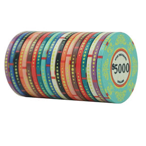 Fichas de Póker de Cerámica de Lujo de Alta Calidad, 10g, 39mm, con Logotipo Personalizado, No Tóxicas, Ecológicas, Duraderas, Hechas a Mano, para Casino en Casa - Product Image 1