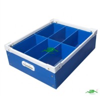 Boîte de rangement en plastique PP creux personnalisée, boîte de déménagement, boîte d'emballage, écologique, légère, recyclable, pliable, empilable, étanche, anti-UV