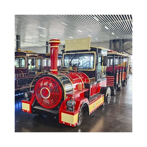 Customized Trackless Fuel <b>Train</b> for Commercial Tourist Attractions and Amusement Parks Special Transportation for Special Tours - Product Image 1