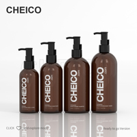 Botellas de Plástico PET de Gran Capacidad (300-500 ml) con Tapa de Rosca, Cilíndricas, para Gel de Ducha, Champú, Desinfectante de Manos, Impresión Serigráfica, CSR, OEM