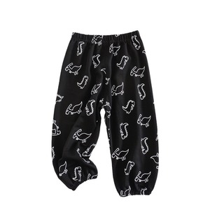 <span class=keywords><strong>Pantalon</strong></span> d'été décontracté pour enfants, imprimé dinosaure, anti-moustiques, en soie glacée, coton et <span class=keywords><strong>lin</strong></span>, fin, pour garçons et filles - Product Image 5