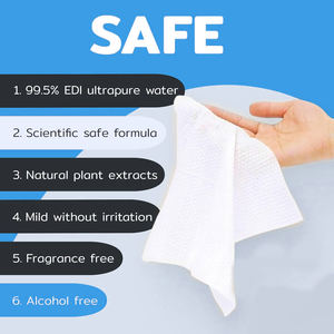 2026 personalizzabili tessuti bagnati biologici uso quotidiano MINI per la cura della pelle acqua salviette detergenti per la pulizia del bambino - Product Image 2