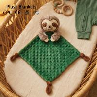 Doudou en peluche canard à pois apaisant et réconfortant pour bébés et tout-petits
