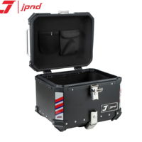 JPAD 36L Boîte arrière et top-case en alliage d'aluminium pour moto, étanche, adaptable/améliorable avec garantie d'un an